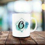 O Harfi Tasarımlı Şık Kupa Bardağı