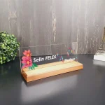 Kişiye Özel Modern Tasarımlı Masa İsimliği