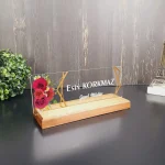 Kişiye Özel Modern Tasarımlı Masa İsimliği