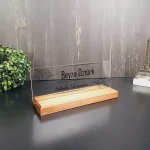 Kişiye Özel Modern Tasarımlı Masa İsimliği