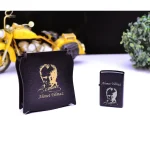 Ahşap Kutulu Atatürk Siluetli İsme Özel Metal Çakmak